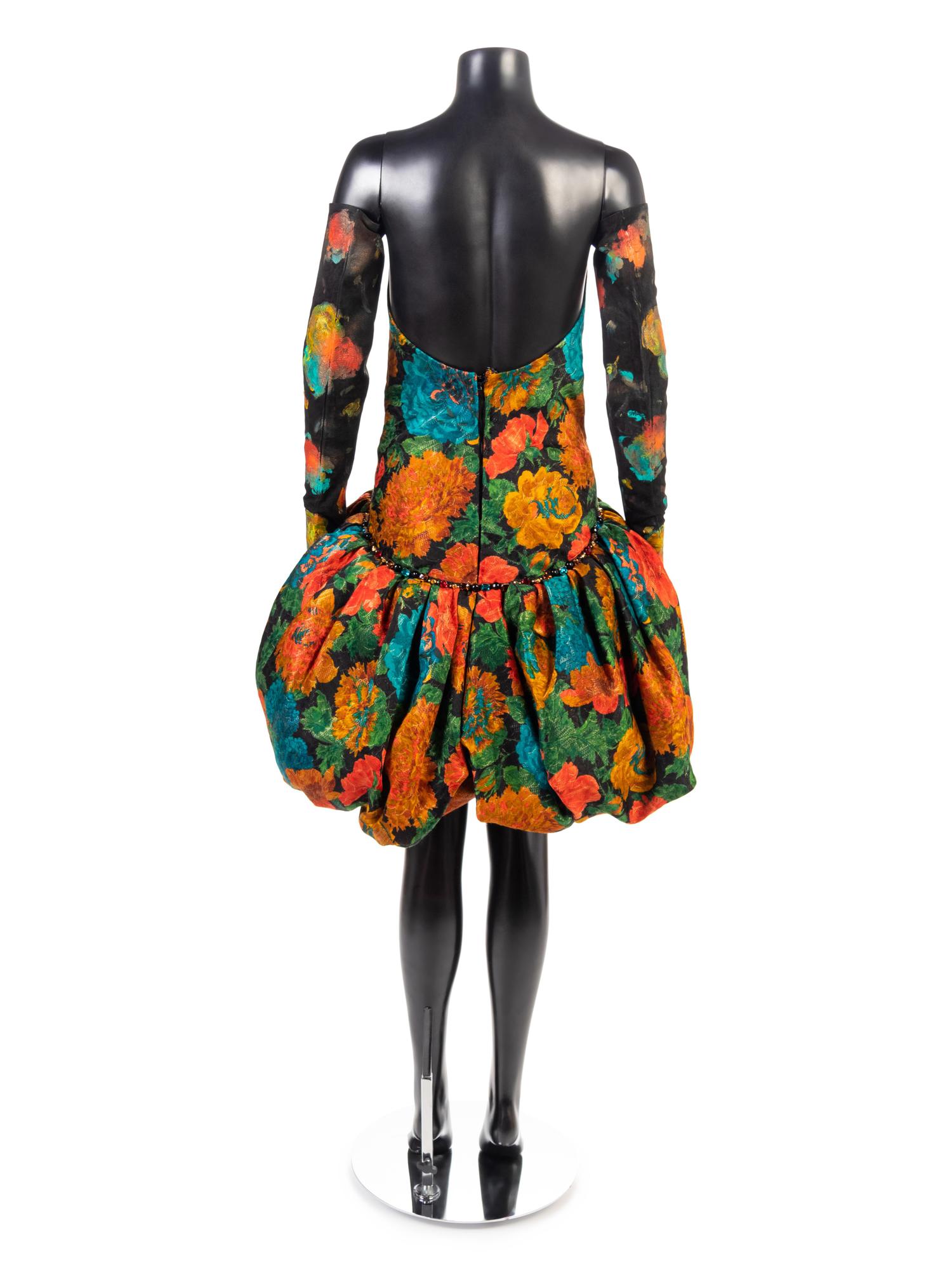 Emanuel Ungaro Haute Couture Dress and Gloves, 1990