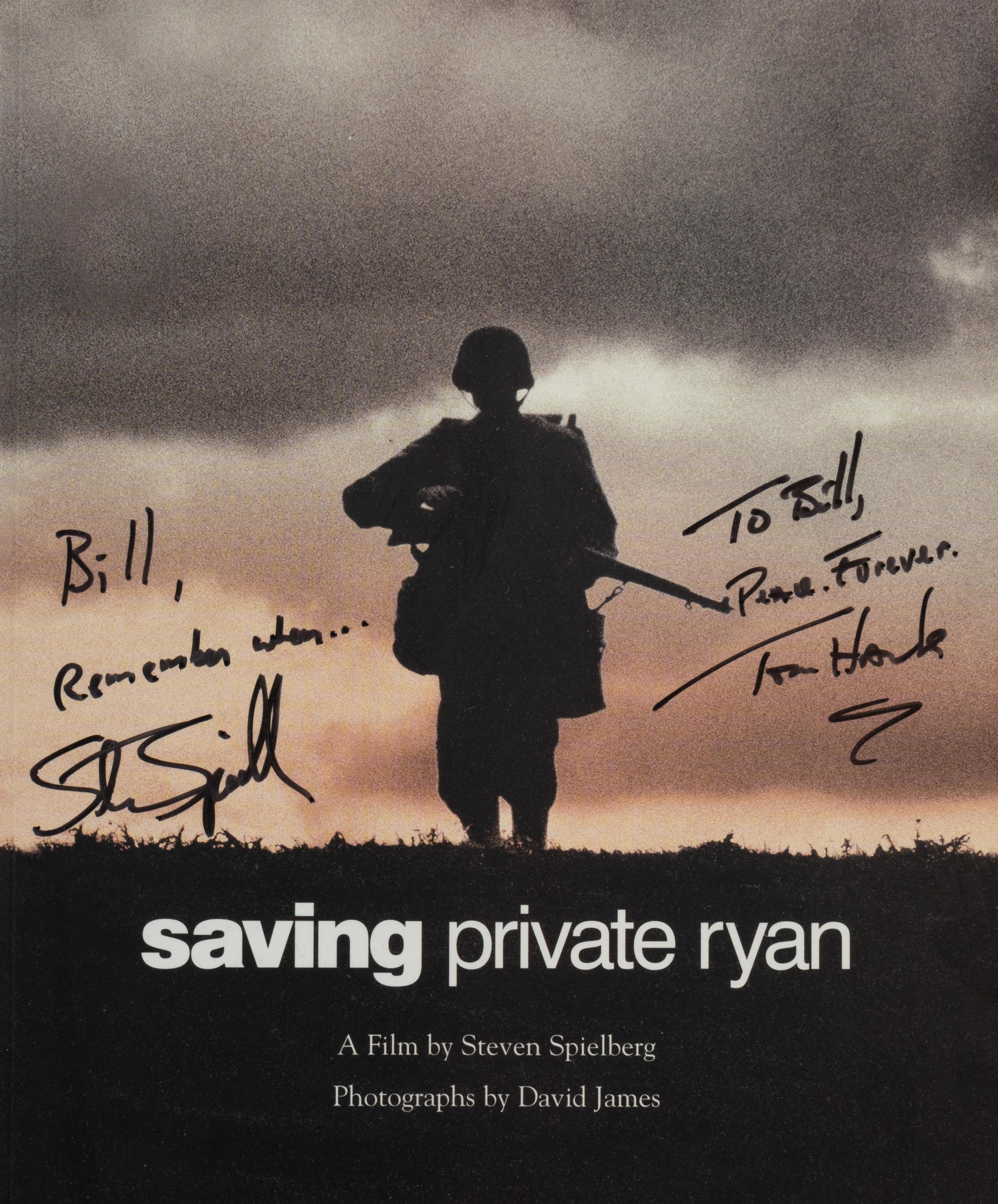 (Film Memorabilia) A group of 3 pieces of memorabilia relating to Saving Private Ryan . Amblin Entertainment, Mutual Film Company: 1998. Comprising: