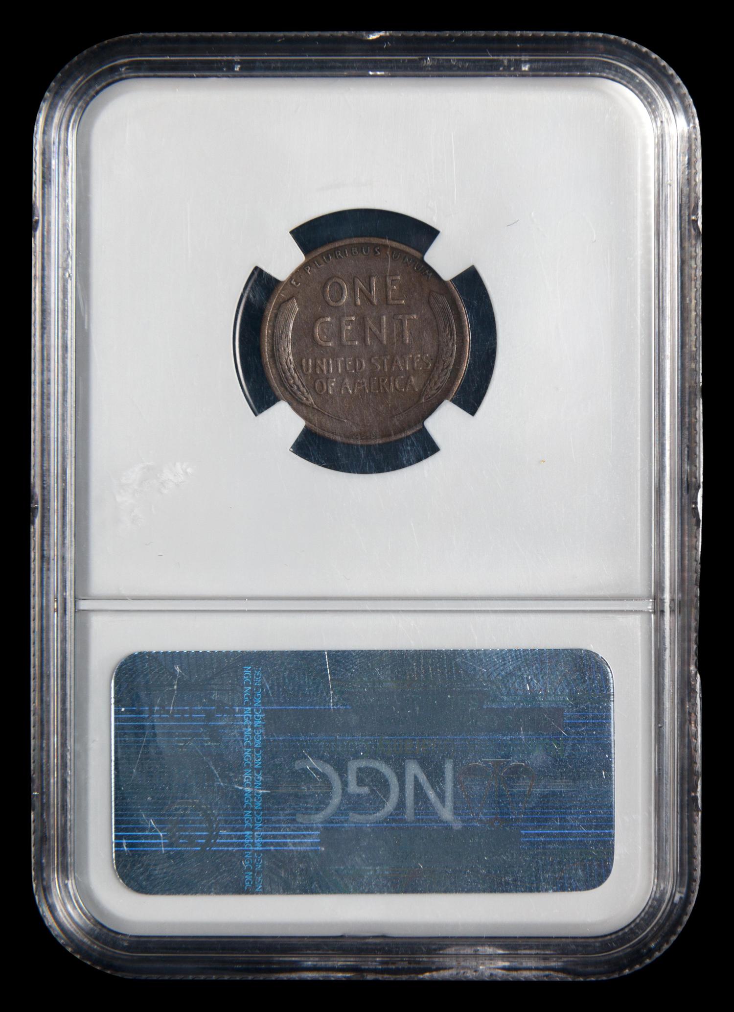 A 1909-S Lincoln:VDB 1c Coin (NGC VG10 BN)