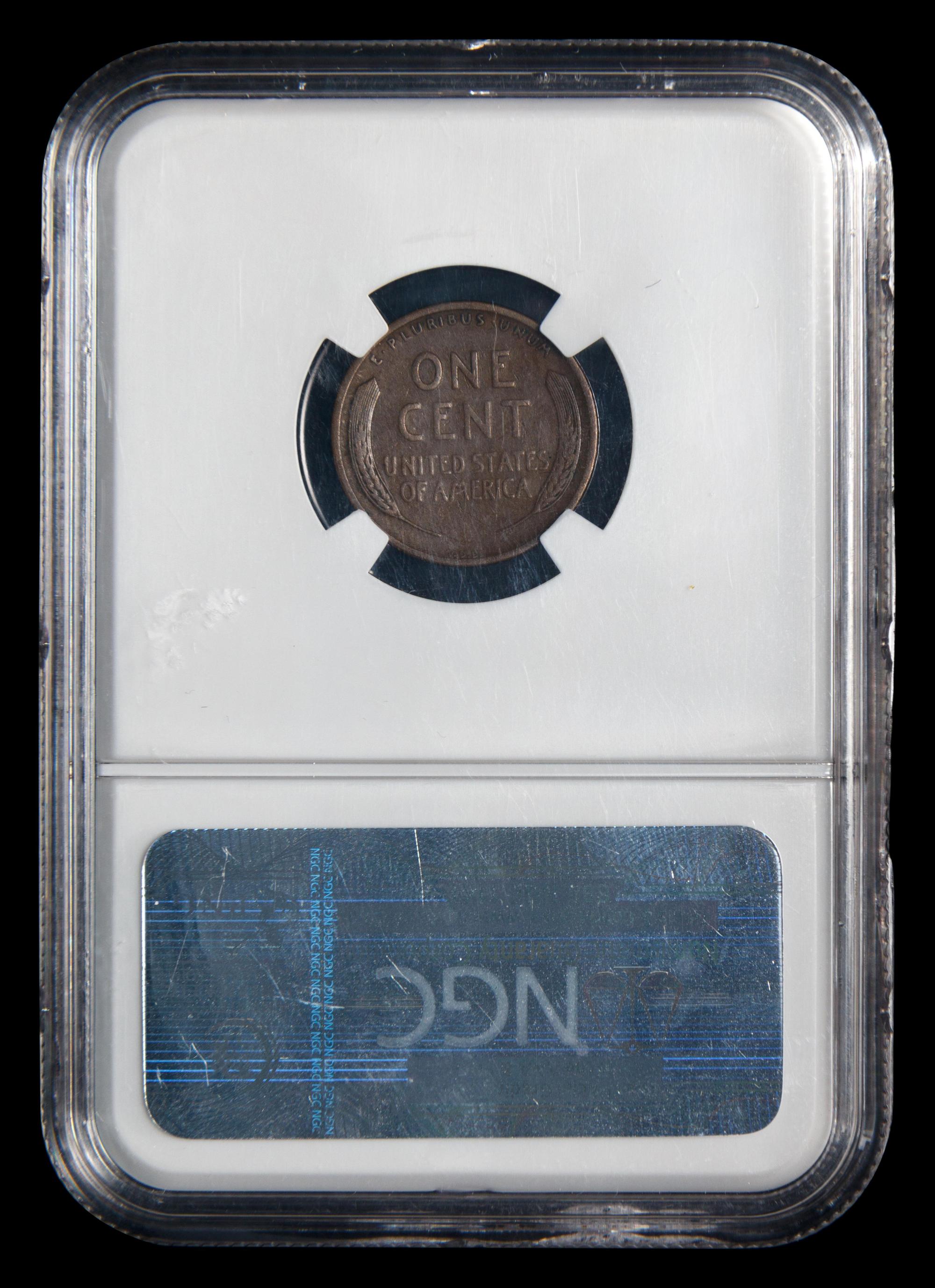 A 1909-S Lincoln:VDB 1c Coin (NGC VG10 BN)