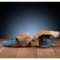 Plateau Beaded Hide Moccasins