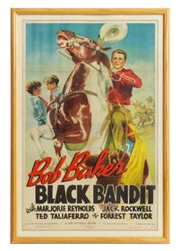 An Advertising Poster for the Western Film Black Bandit