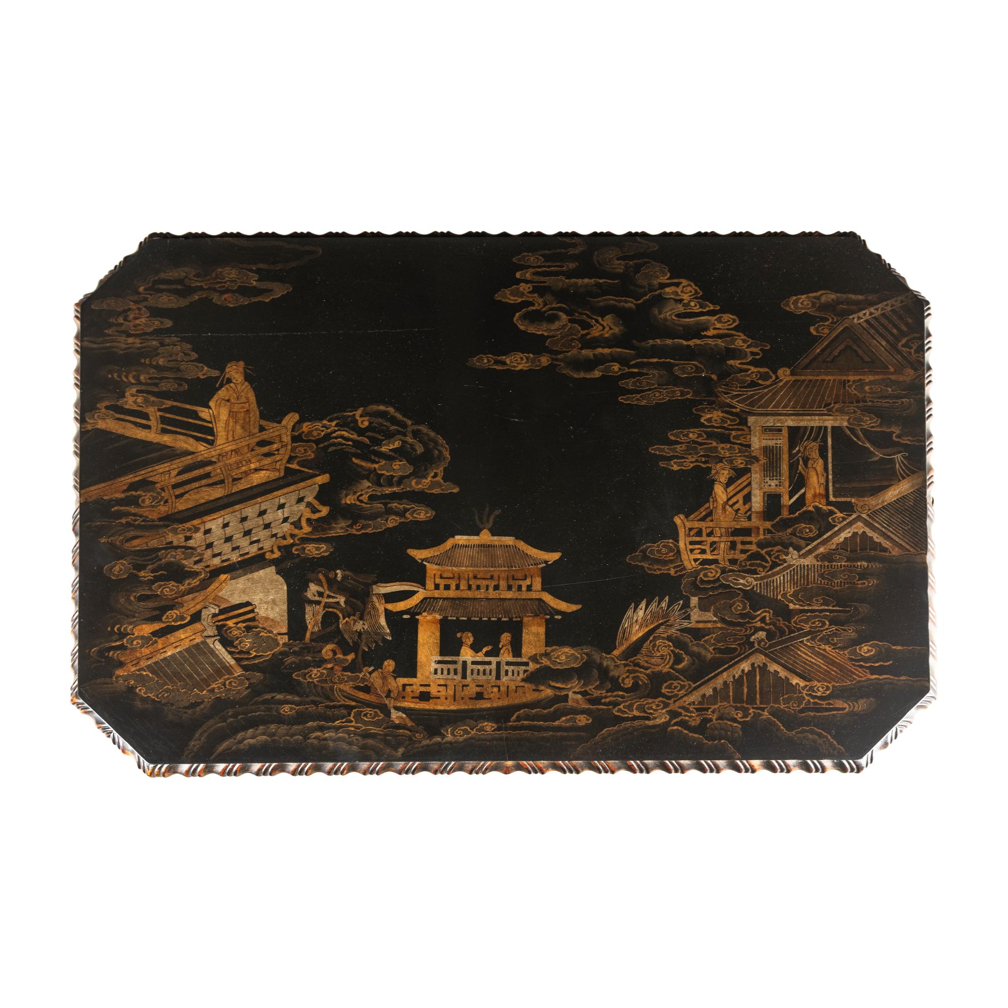 A Chinoiserie Decorated Center Table
