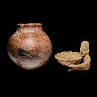 A Group of 3 Pre-Columbian Terracotta Objects