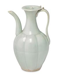 A Chinese Qingbai Style Ewer and Cover