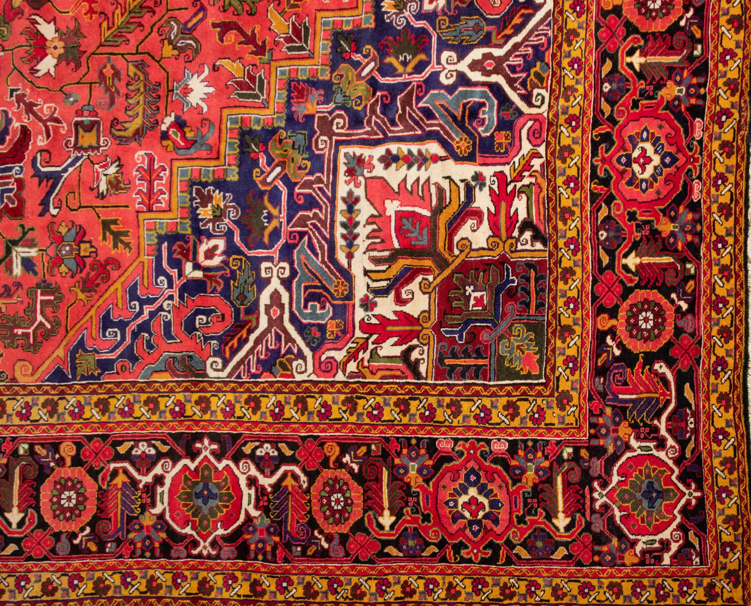 A Heriz Wool Rug