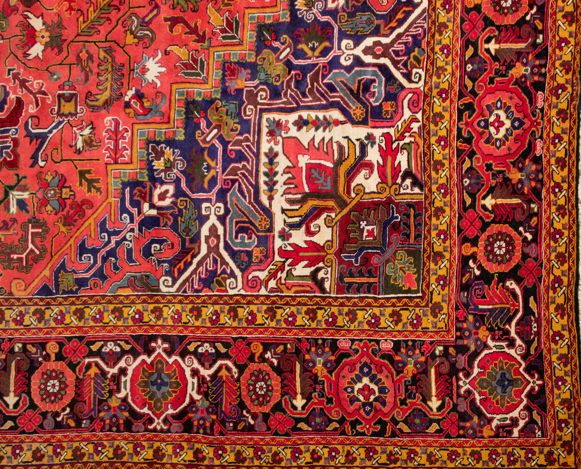 A Heriz Wool Rug