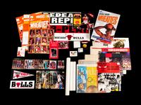 A Collection of Chicago Bulls Michael Jordan Last Dance Era Basketball Cards and Ephemera,