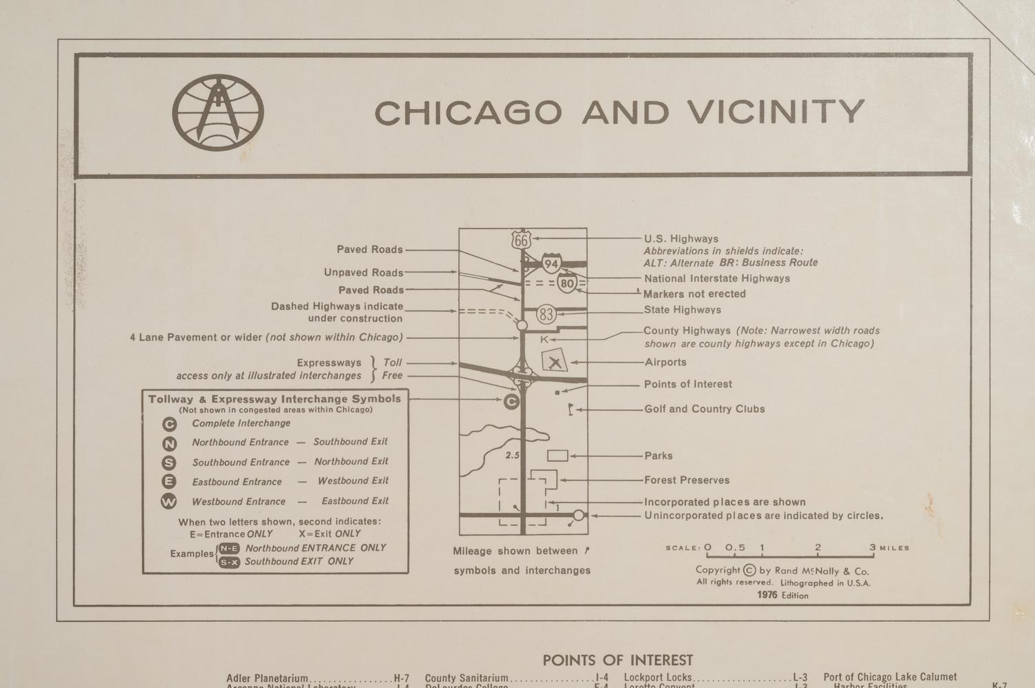 A group of five American state and city maps, comprising: