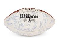 A 1984 Chicago Bears Team Signed Autograph Football from The Collection of Sports Super Agent Steve Zucker (Beckett Authentication Services Letter),