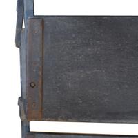 A Wood and Metal Tiered Stand 130" W x 33" D x 40" H — France, Early 20th Century