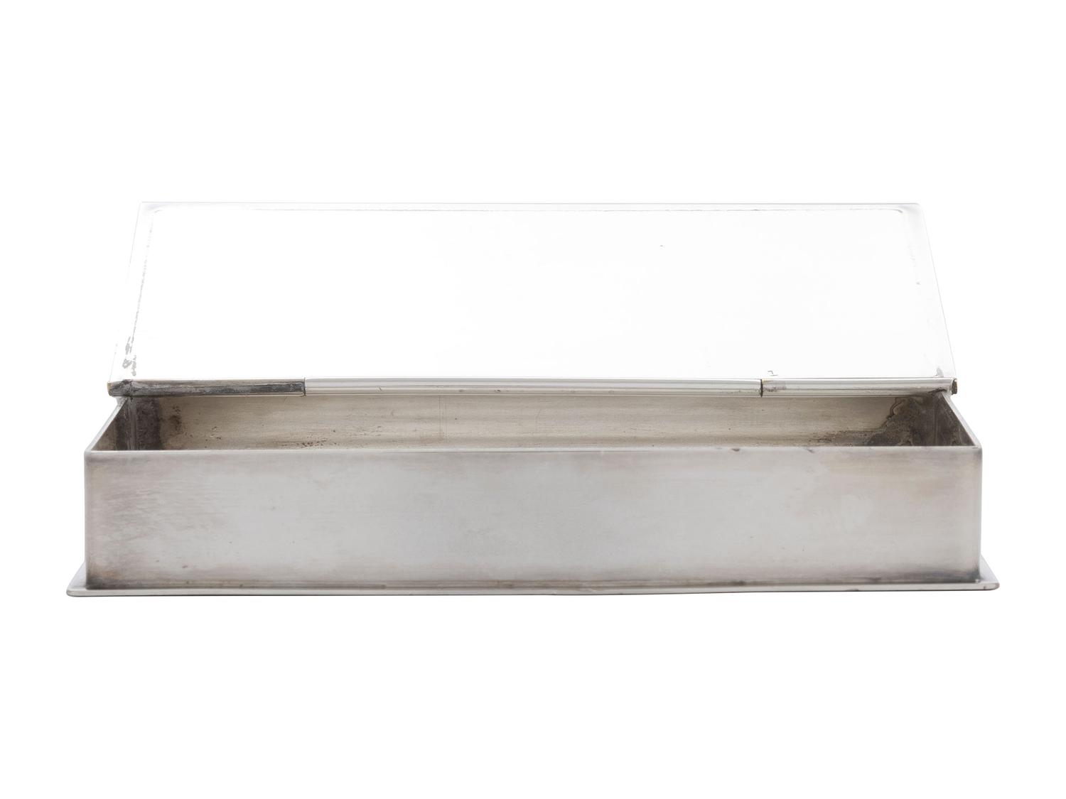 A Silverplate Cigarette Case