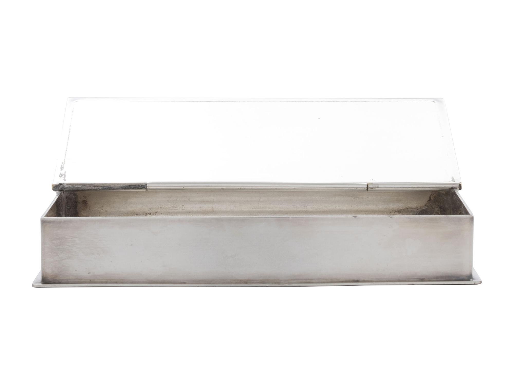 A Silverplate Cigarette Case