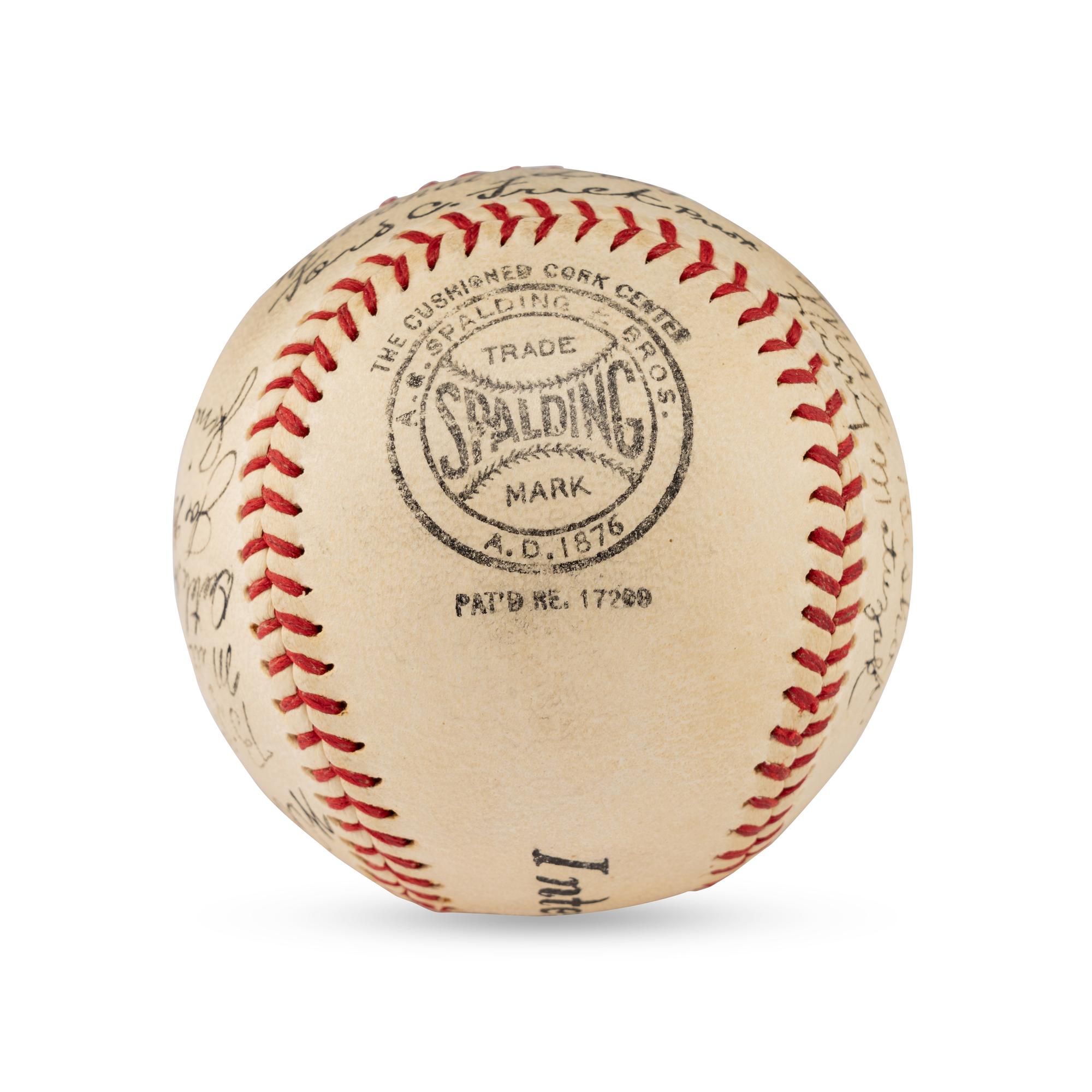 A 1936 Baltimore Orioles Team Signed Autograph Baseball (JSA Letter of Authenticity)