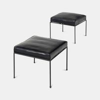Pair of Stools, model 1305, c. 1950 Custom Craft, Inc., USA