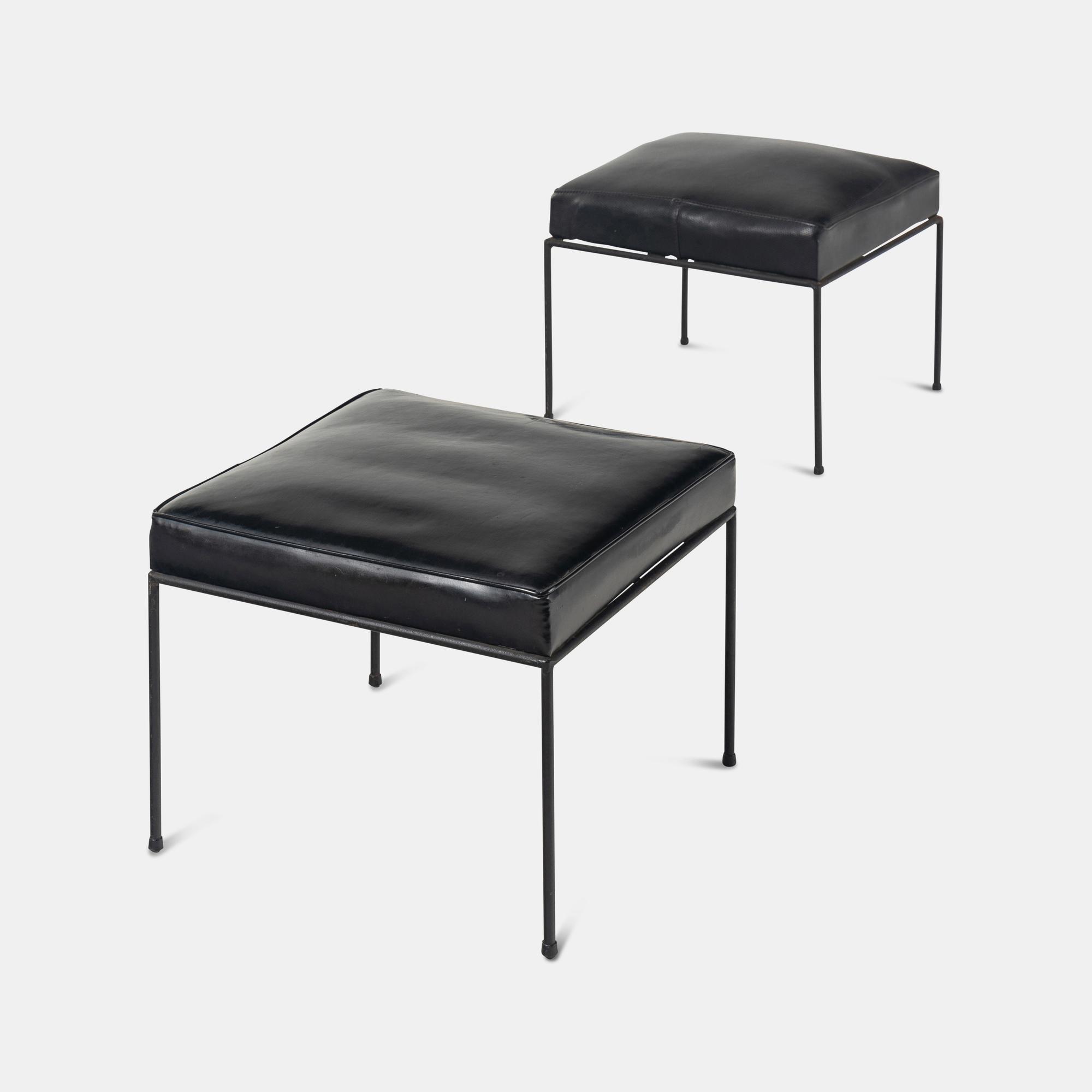 Pair of Stools, model 1305, c. 1950 Custom Craft, Inc., USA
