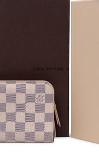 Two Louis Vuitton Damier Azur Items: One Handbag and One Wallet, 2012