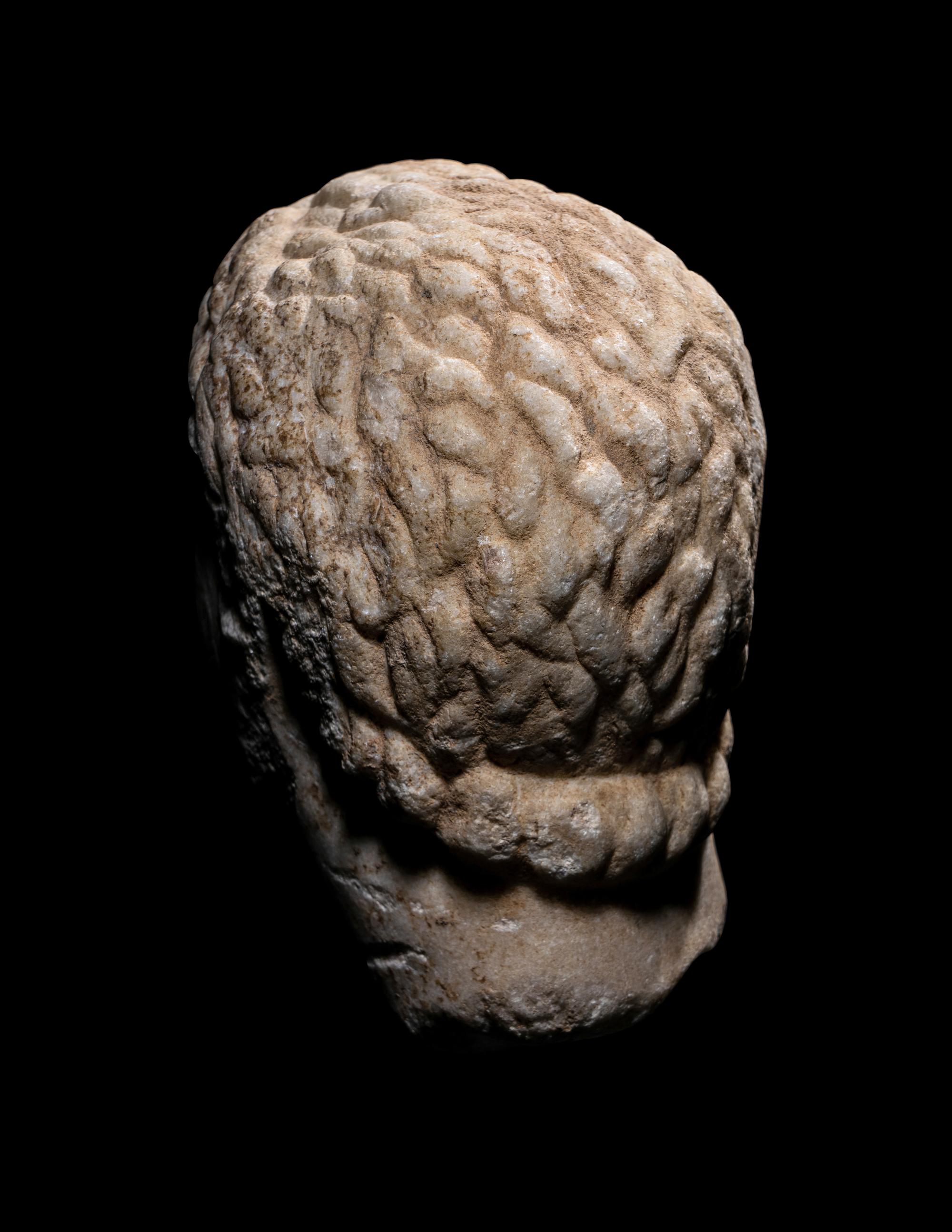A Greek Marble Portrait Head of a Ruler