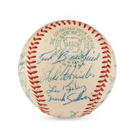 A 1958 Boston Red Sox Team Signed Autograph Baseball Featuring Ted Williams (JSA Letter of Authenticity),