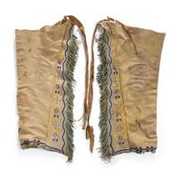 Cheyenne Beaded Hide Leggings