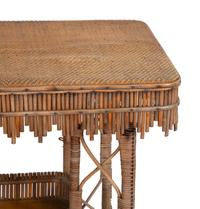 An English Rattan Occasional Table
