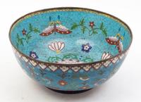 A Large Cloisonne Bowl Diameter 15 inches.
