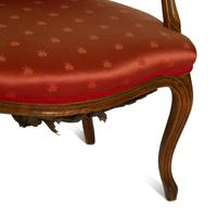 A Pair of Louis XV Beechwood Fauteuils