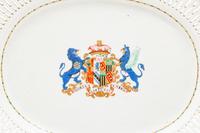 A Pair of Chinese Export Armorial Porcelain Serving Dishes