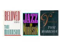 MORRISON, Toni (1931-2019). A group of three FIRST EDITIONS, one SIGNED, comprising: