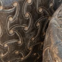 A Pair of Large Carved Stone Jardinières
