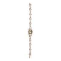 Hamilton, Art Deco, Platinum and Diamond Watch