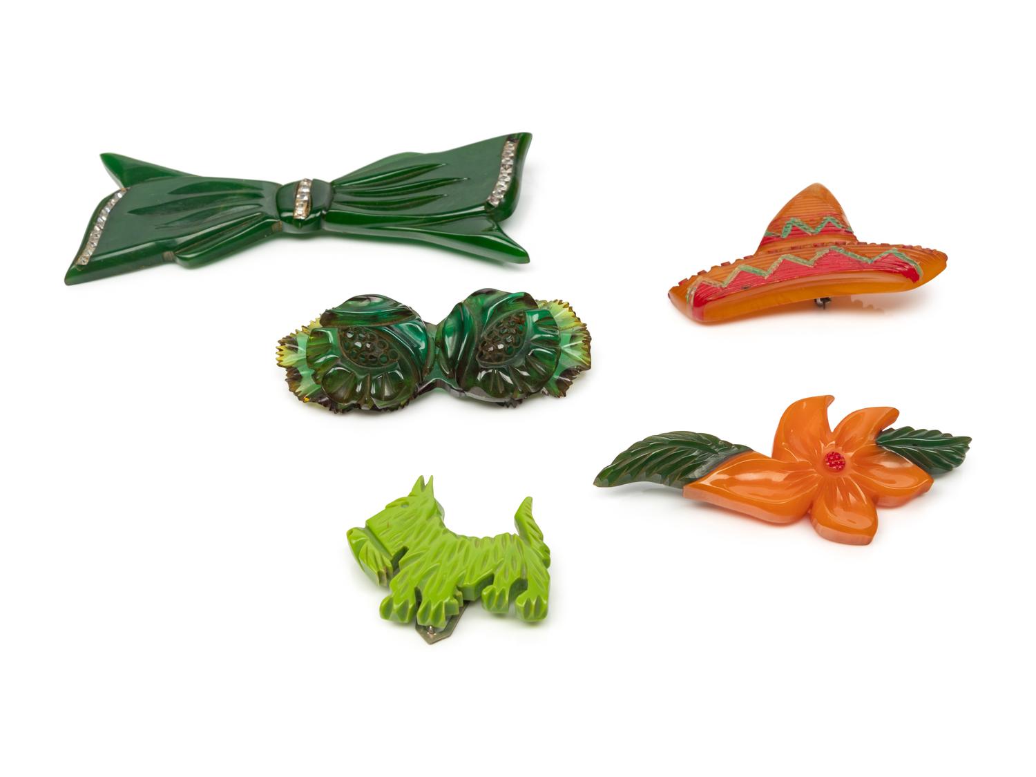 Thirty-Three Pieces of Bakelite Jewelry