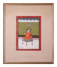 Seven Indian Miniature Paintings