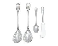 An Assembled Group of Silver Armorial Tablewares