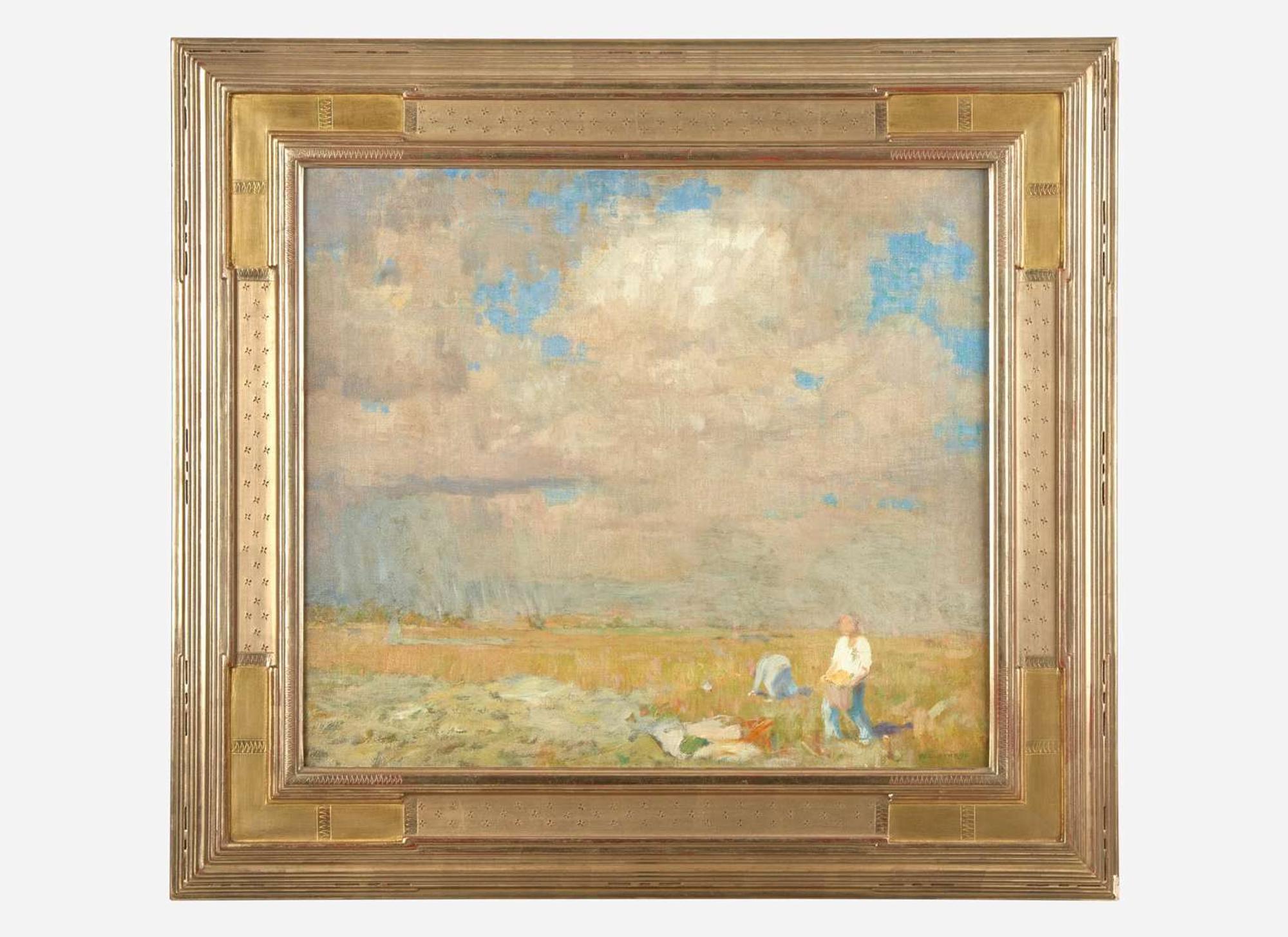 William Langson Lathrop (American, 1859-1938) - A Distant Shower