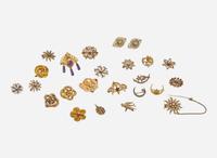 A Collection of Victorian Scatter Pins and Other Victorian Jewelry