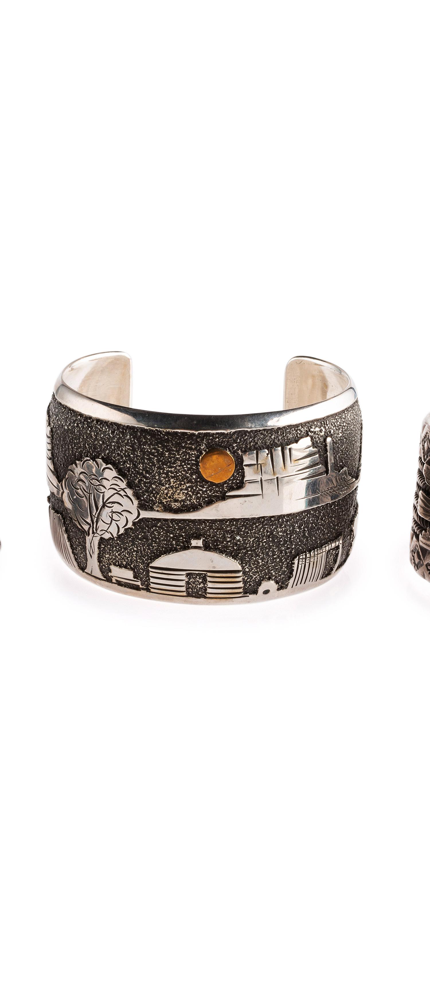 Navajo Silver Cuff Bracelets