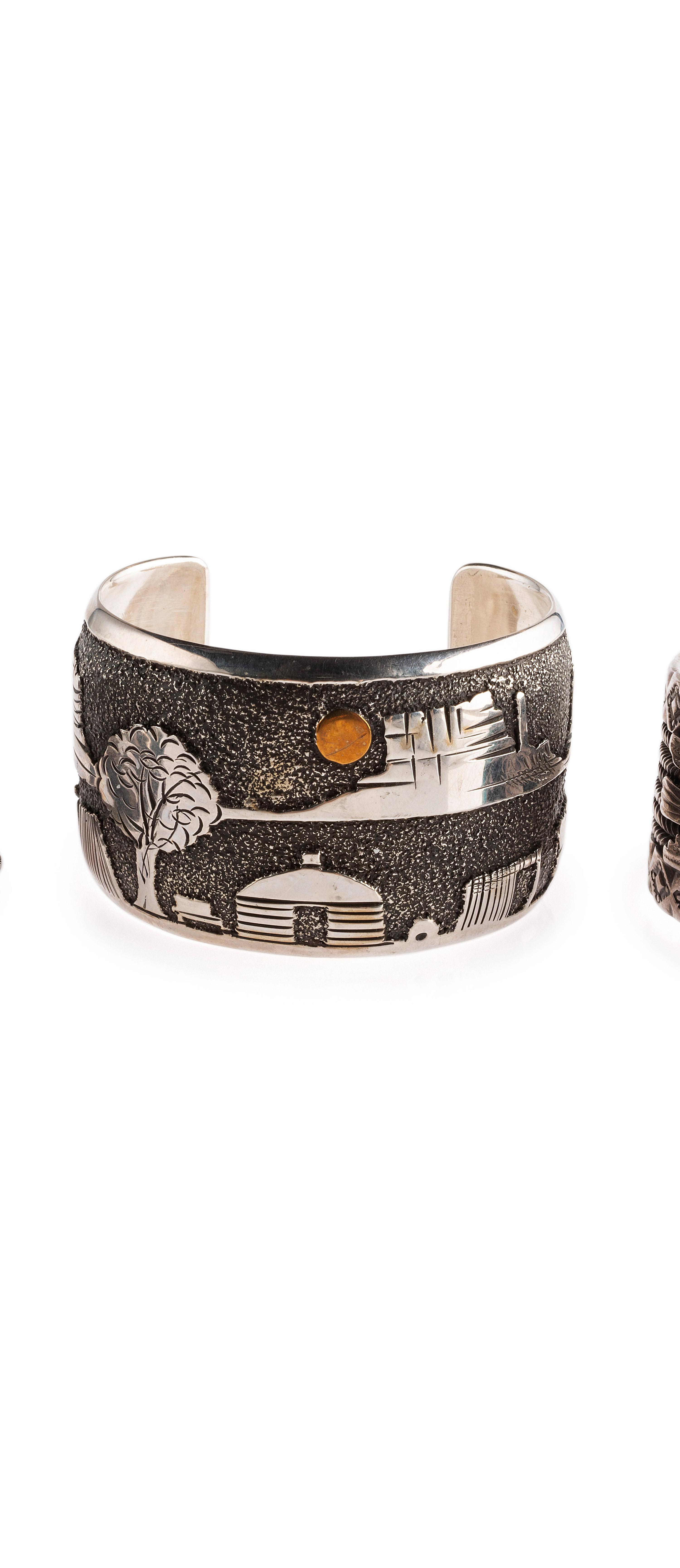 Navajo Silver Cuff Bracelets
