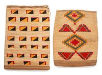 Pair of Large Nez Perce Corn Husk Bags
