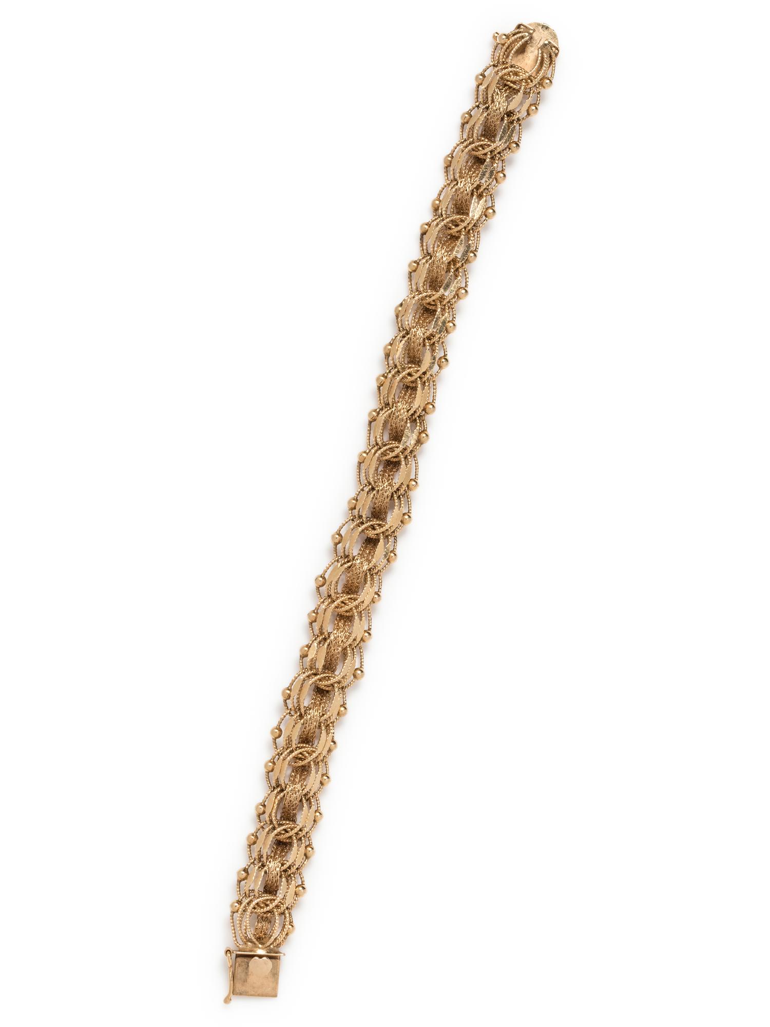 YELLOW GOLD BRACELET