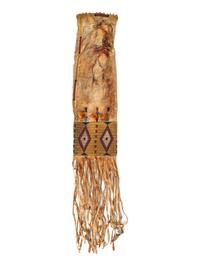 Cheyenne Beaded Hide Tobacco Bag
