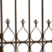 A Wrought Iron Gate 121" W x 2" D x 117" H — Argentina, Early 20th Century