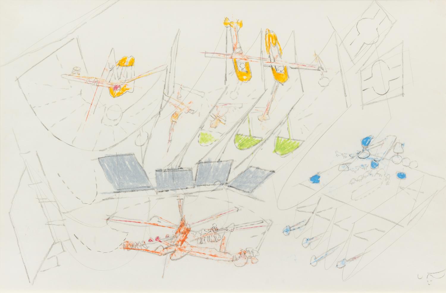 Roberto Matta, (Chilean, 1911-2002), Untitled