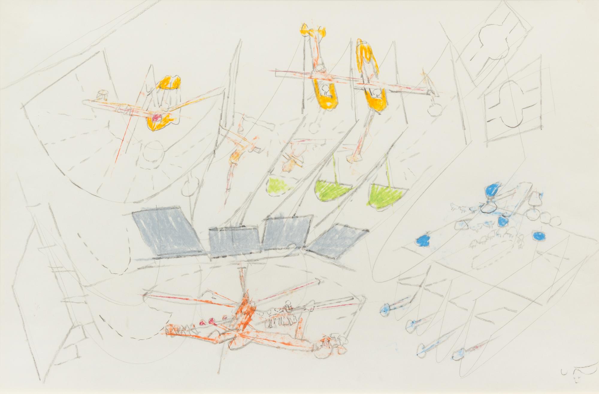Roberto Matta, (Chilean, 1911-2002), Untitled