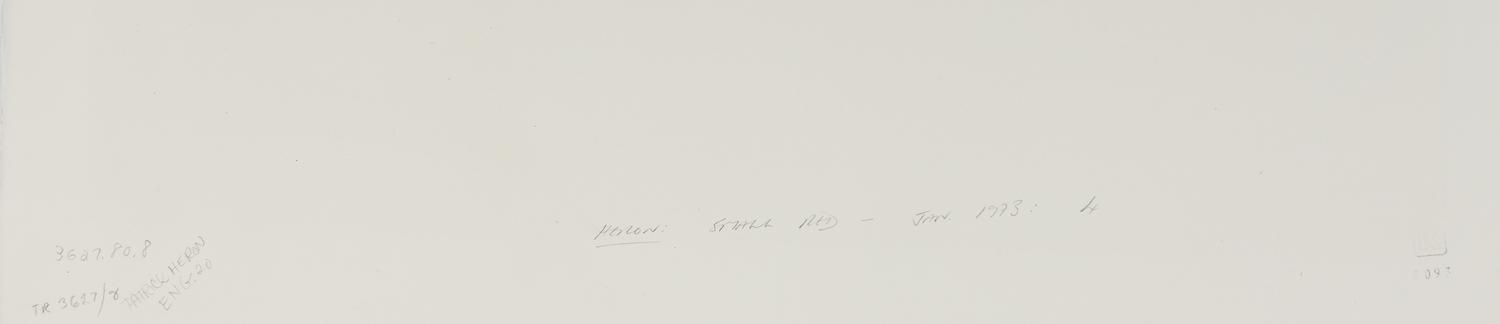 Small Red 1 and Small Red 4 (a pair of prints), 1973