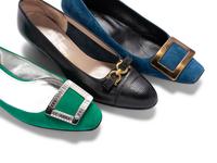 Three Pairs of Designer Shoes; One Roger Vivier, One Prada, One Salvatore Ferragamo, 2000-2010s