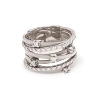 MARCO BICEGO, WHITE GOLD AND DIAMOND 'GOA' RING