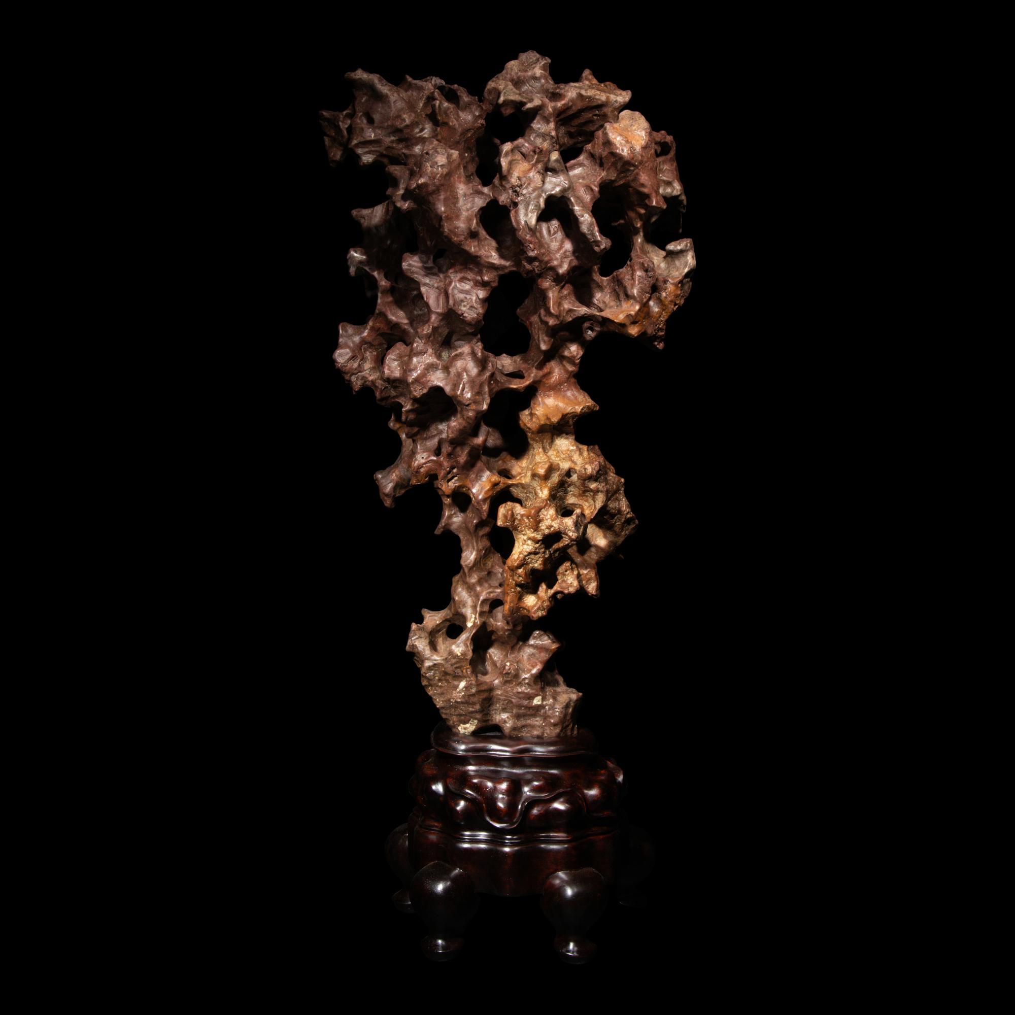 A Chinese Scholar's Rock , 20th Century 近代 賞石一座