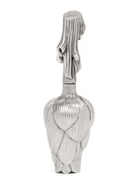 An Italian Silver Artichoke-Form Pepper Mill