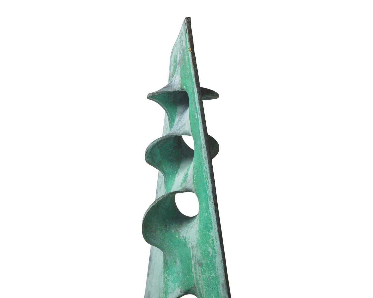 Vertical Fountain Panel (helical apertures)